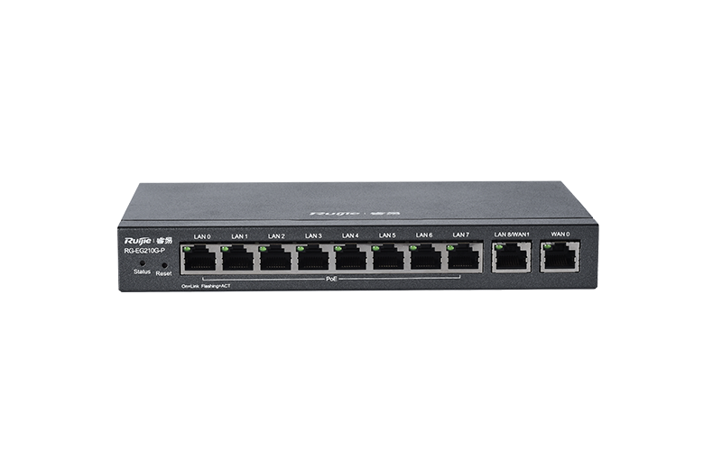راوتر ريجي ريي RG-EG210G-P المُدار سحابيًا والمزوّد بتقنية PoE.