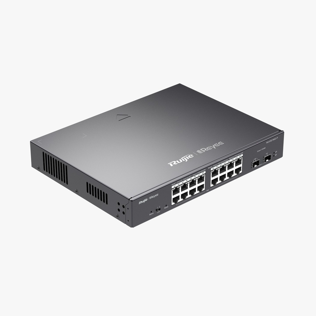 سويتش شبكي ذكي 18 منفذ Gigabit مع 2 منفذ SFP ومنافذ Uplink