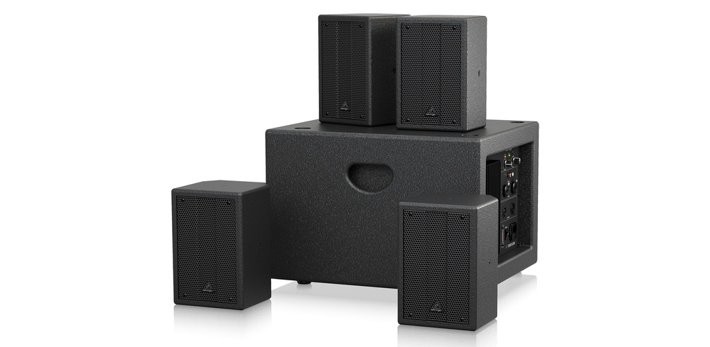 مجموعة سماعات بيرينجر مع مضخم صوت