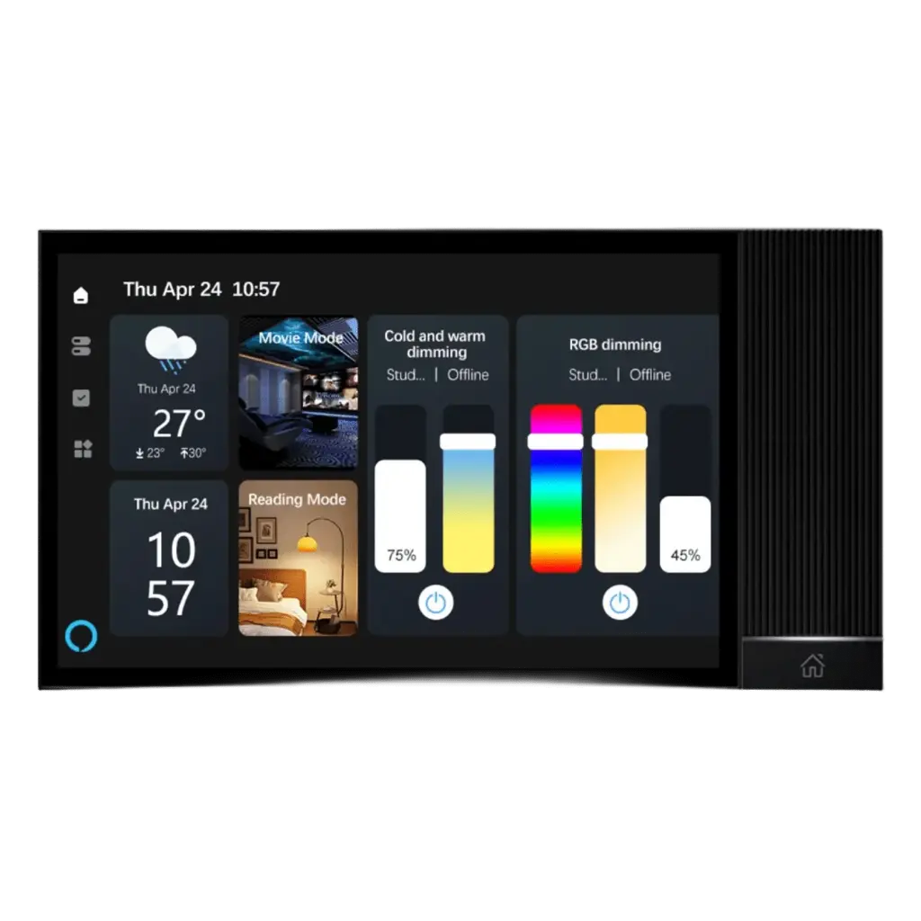 10.1-inch smart touchscreen