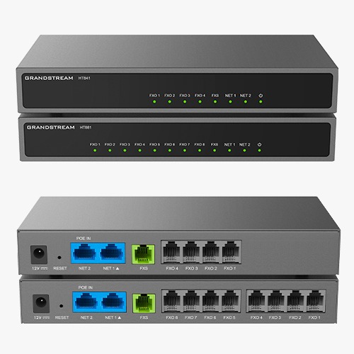 بوابة اتصال VoIP بخدمات PSTN مع 4 منافذ FXO ومنفذ FXS