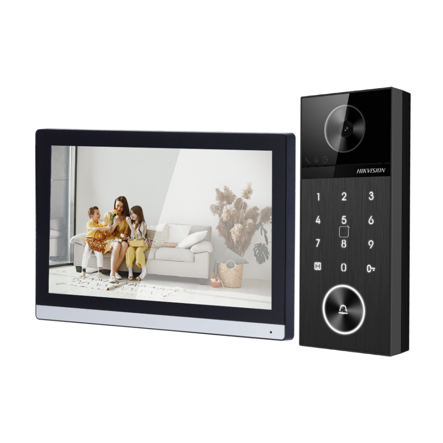 IP Video Intercom Kit – 7" Touch Screen – 4MP Camera – Mobile App Unlock