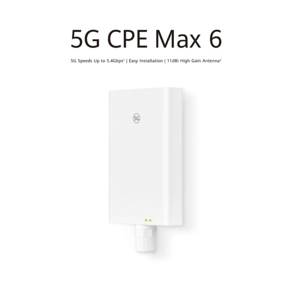 Zowee (Huawei) H362-383 5G Outdoor Router CPE Max 6 WiFi 6 – High Gain Signal & Wide Coverage