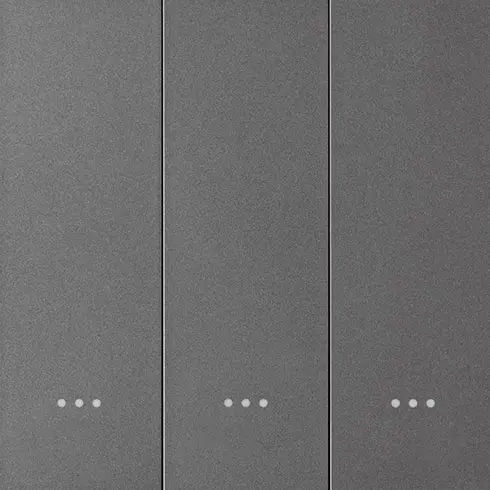 مفتاح زر ذكي (Smart Button Switch) بقدرة 16 أمبير مع توصيل N وL، ثلاثي (3 Gang)