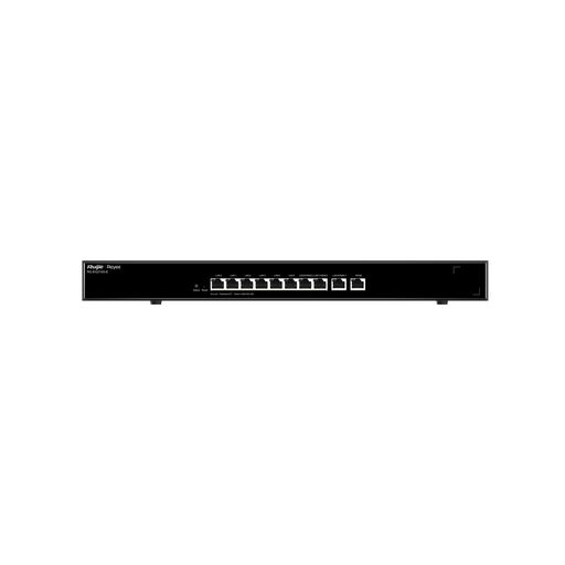 [RG-EG210G-E] 10-Port Gigabit Cloud Managed Gataway, 10 Gigabit Ethernet connection Ports, support up to 4 WAN ports, Max 200 concurrent users, 1Gbps.