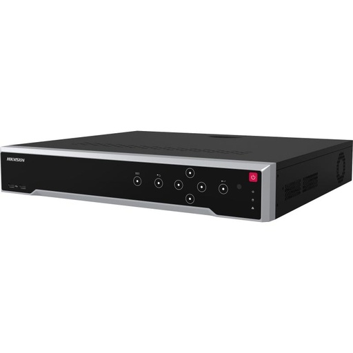 جهاز تسجيل شبكي (NVR) لكاميرات المراقبه بدقة 4k يدعم حتى32 كاميرا مع خاصية POE يدعم4 قرص صلب
