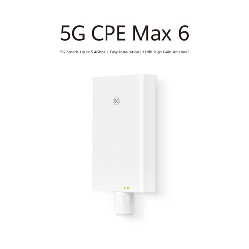 راوتر 5G خارجي Zowee (Huawei) H362-383 CPE Max 6 WiFi 6 – تغطية قوية للمناطق الضعيفة